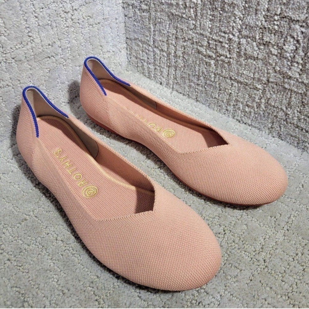 Rothy's size 10 Light Coral Pink Flats